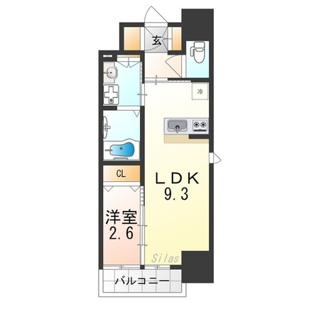 杭瀬駅 徒歩1分 3階の物件間取画像